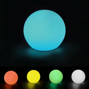 12 in. Color Changing Solar LED Orb with Remote Control