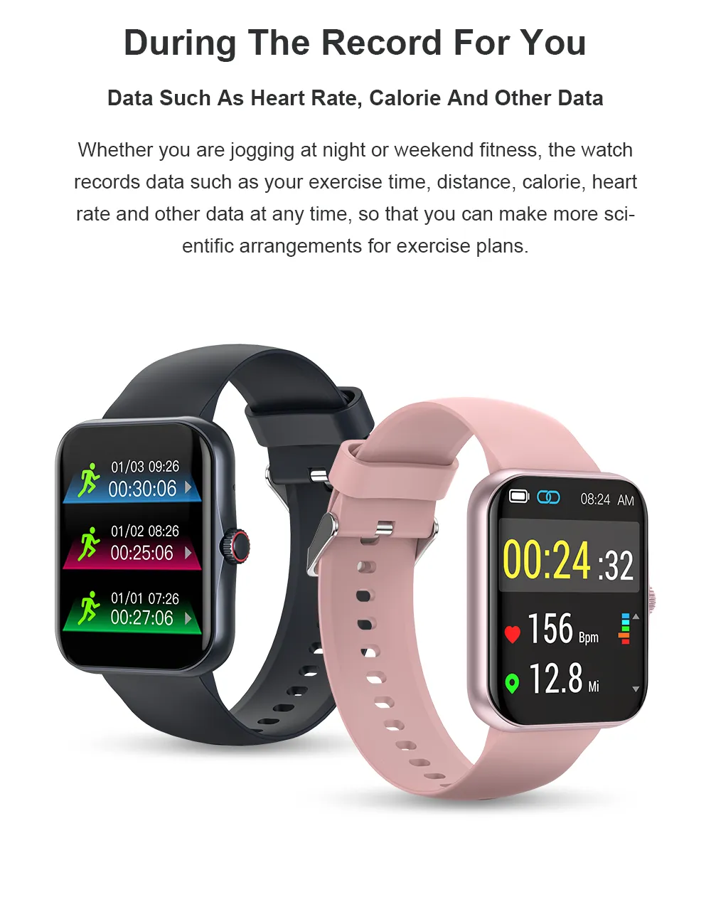 2024 New Budget-Friendly Smartwatch - One-touch Calling, Health Monitoring, Fitness Tracking, Thin and Lightweight