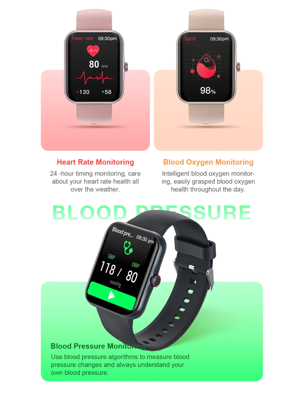 2024 New Budget-Friendly Smartwatch - One-touch Calling, Health Monitoring, Fitness Tracking, Thin and Lightweight