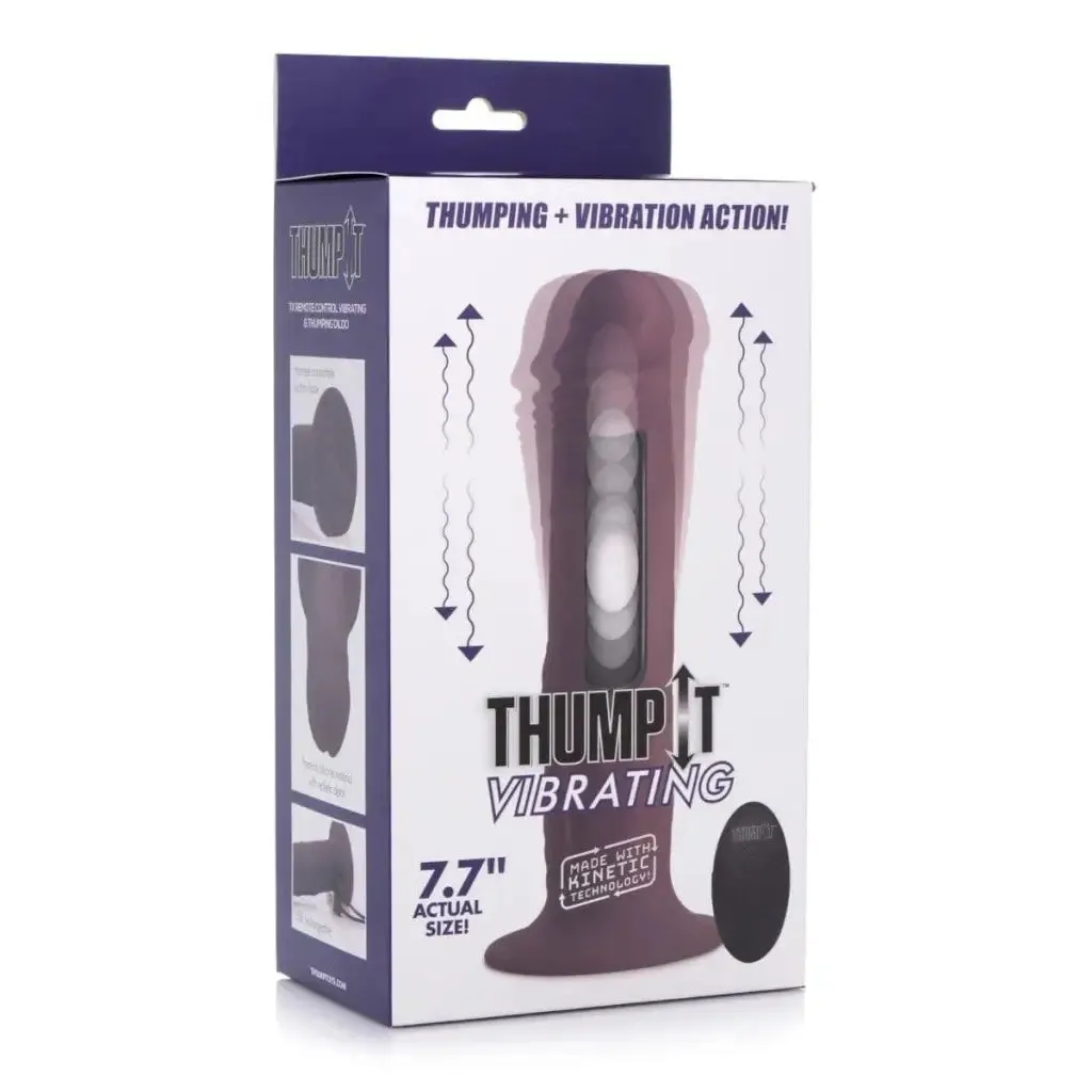 7x Remote Control Vibrating And Thumping Dildo