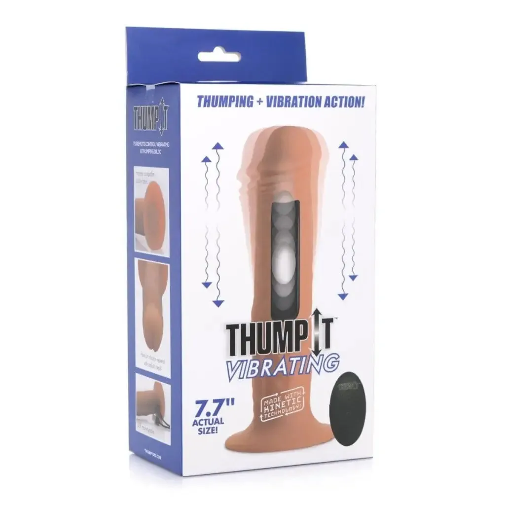 7x Remote Control Vibrating And Thumping Dildo