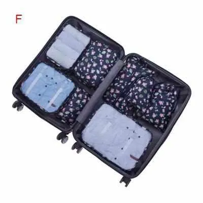 8Pcs Travel Bags Sets Waterproof Organizer