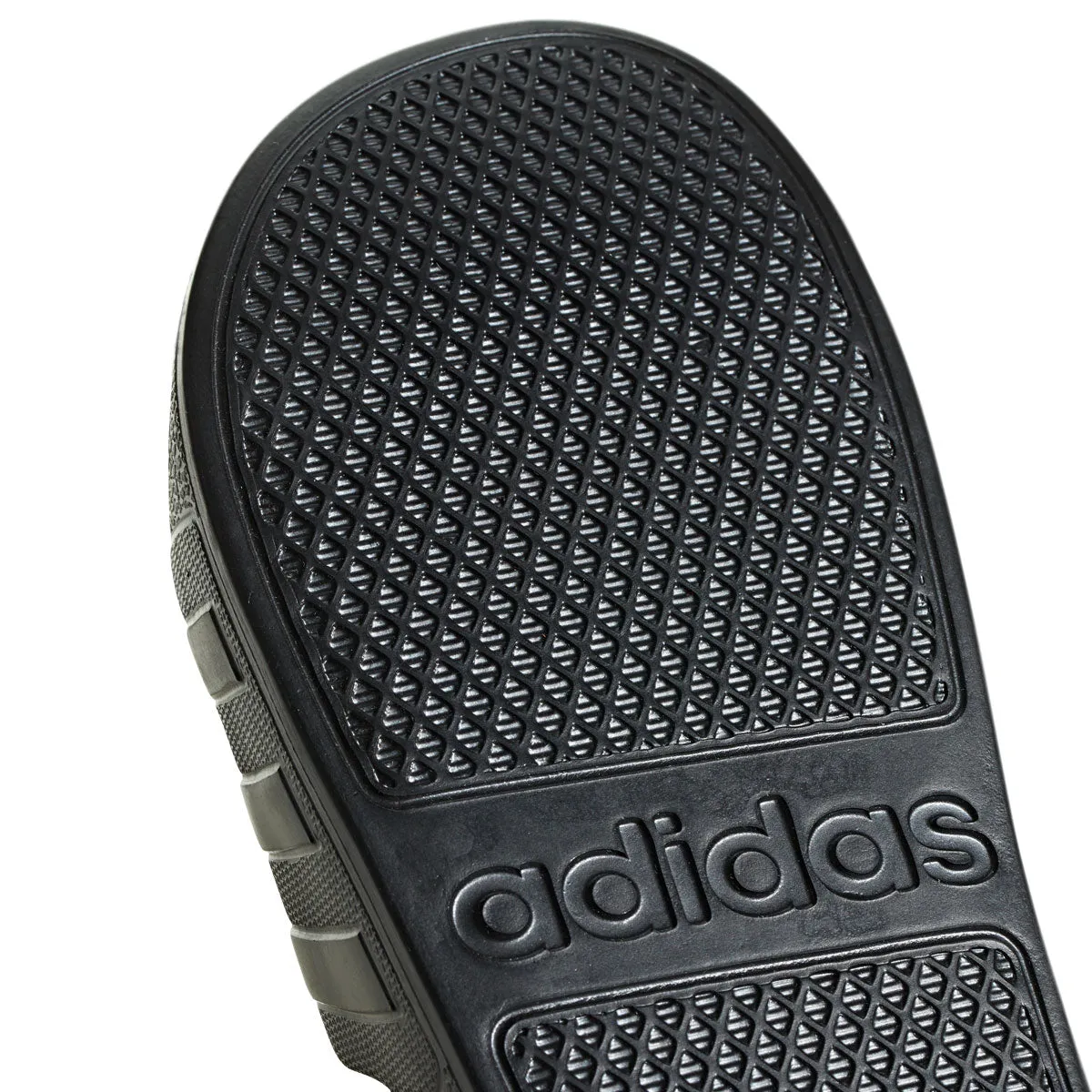 adidas Adilette Aqua Sliders - Black/Black