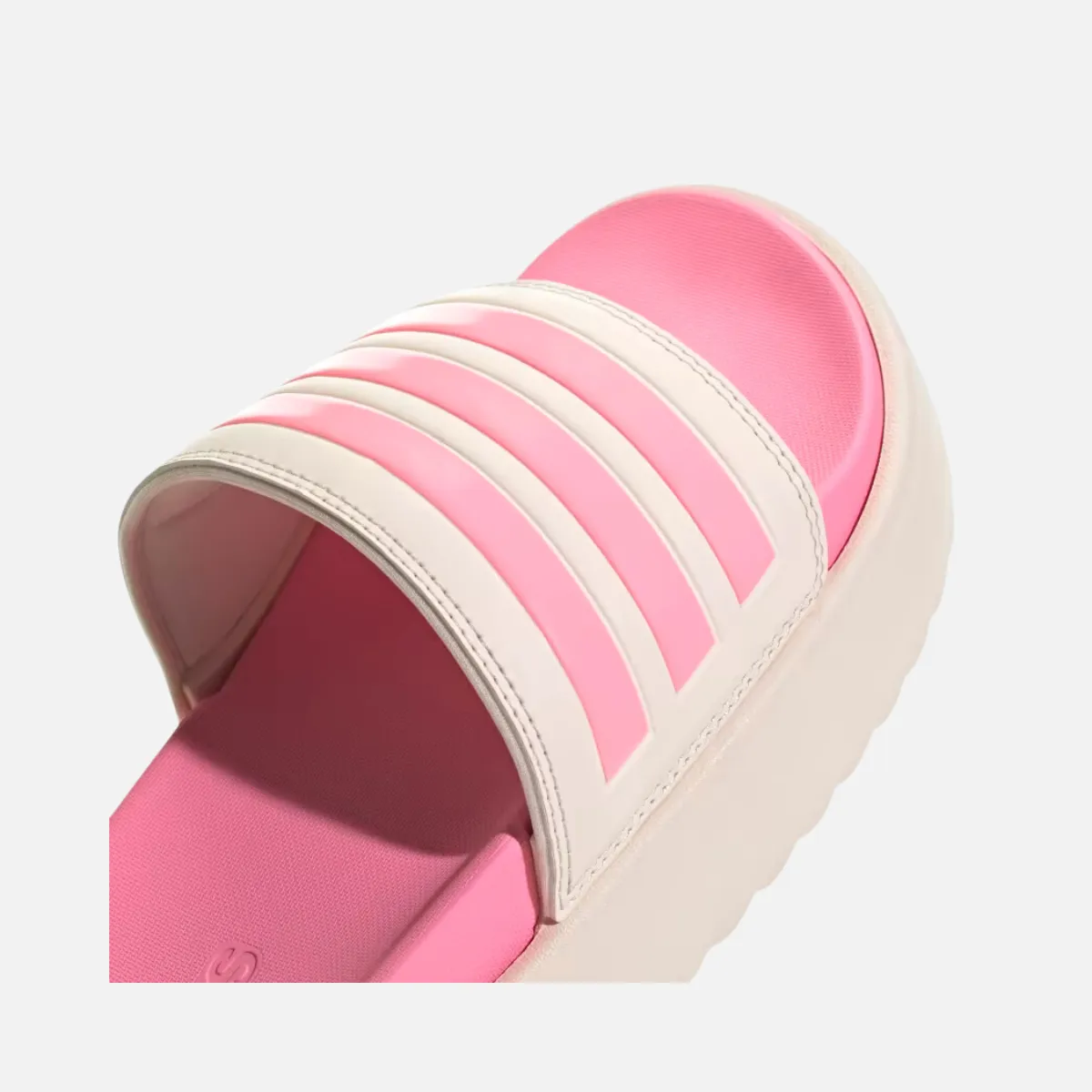 Adidas Adilette Platform Women Slides -Wonder Quartz/Beam Pink/Taupe Met.