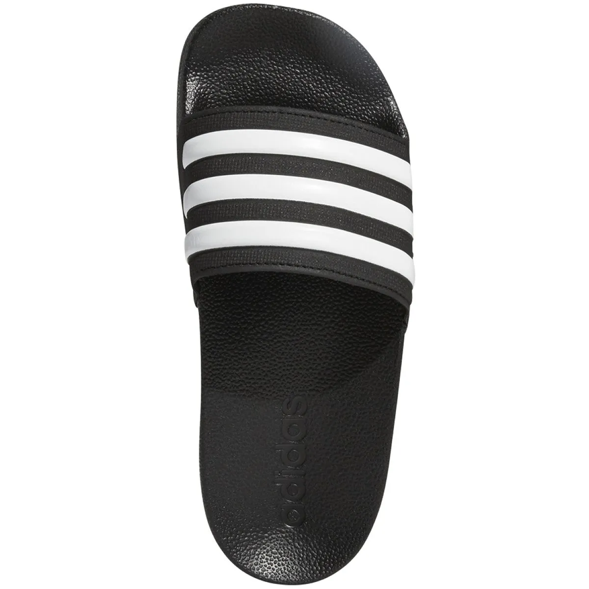 ADIDAS JR ADILETTE SHOWER SLIDES-BLACK/WHITE