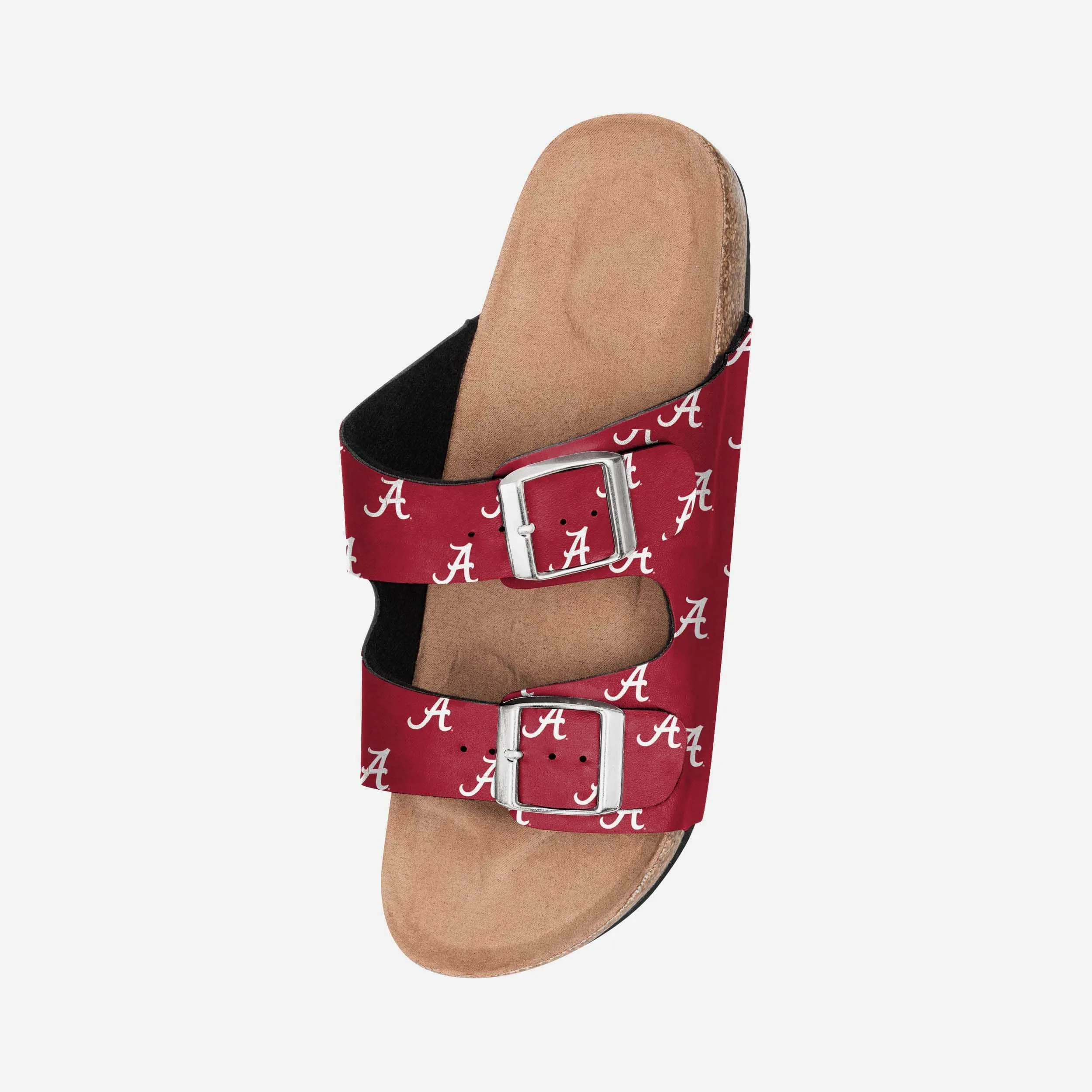 Alabama Crimson Tide Womens Team Logo Double Buckle Sandal