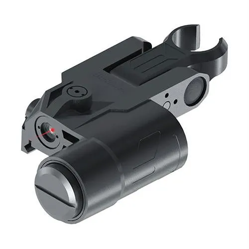 AR Optics Chase Flip-Up Front Sight AR-15, Integrated Red Laser Sight, Matte Blk