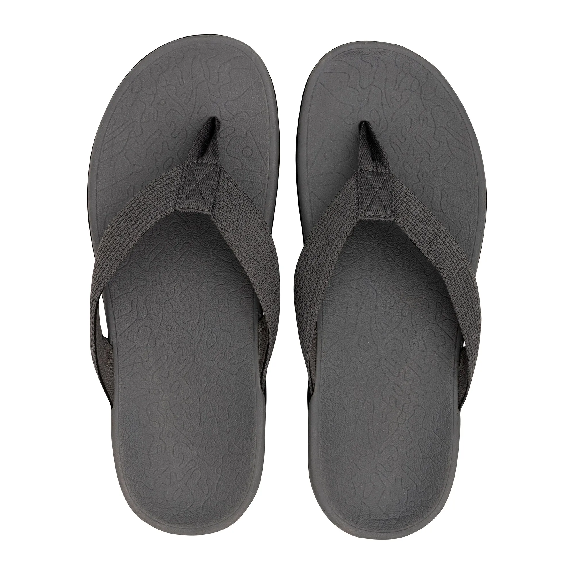 Axign Premium Orthotic Thongs – Grey