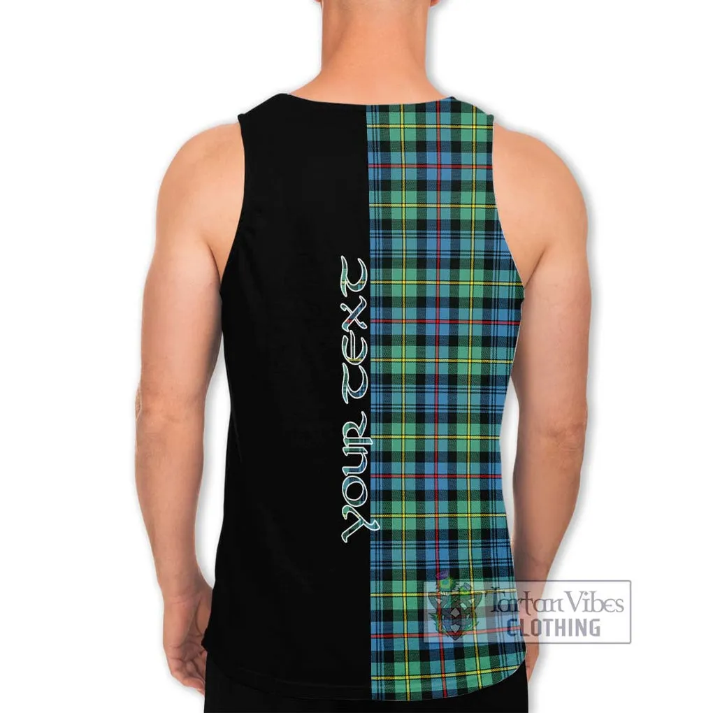 Bailey Ancient Tartan Men's Tank Top with Family Crest and Half Of Me Style