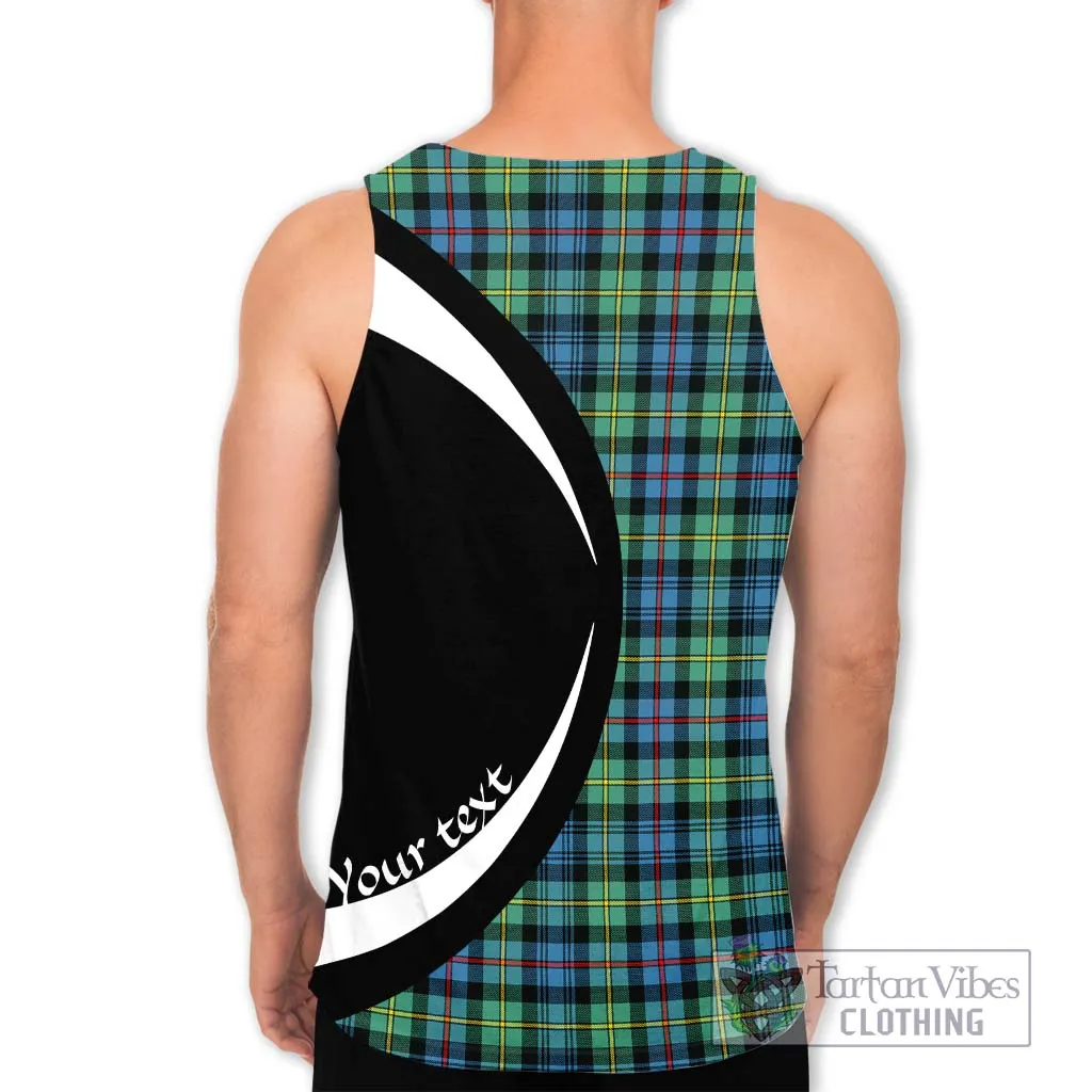 Bailey Ancient Tartan Men's Tank Top with Family Crest Circle Style