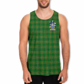 Baillie Irish Clan Tartan Men's Tank Top with Coat of Arms