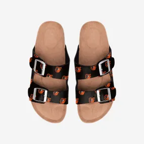 Baltimore Orioles Womens Team Logo Double Buckle Sandal