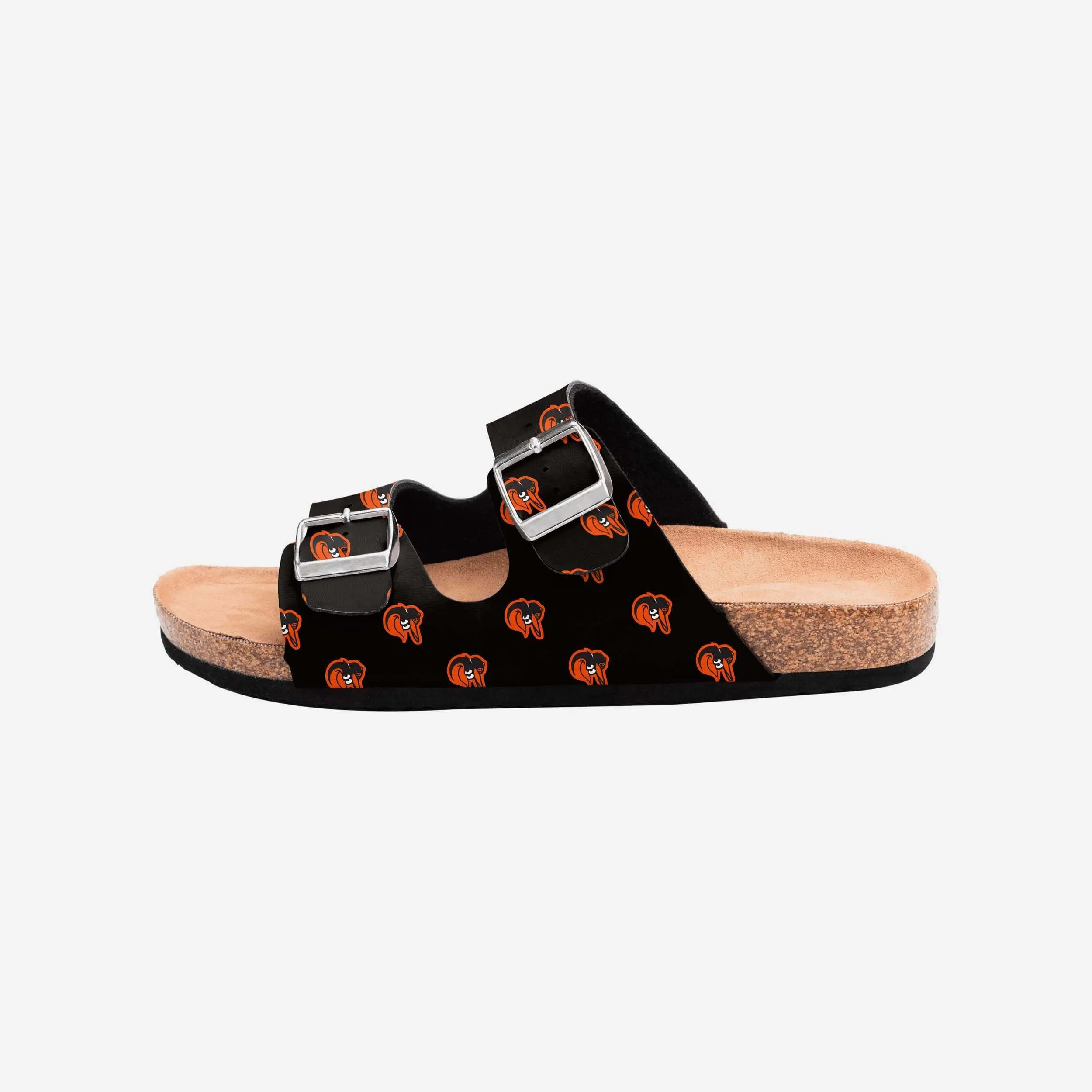 Baltimore Orioles Womens Team Logo Double Buckle Sandal