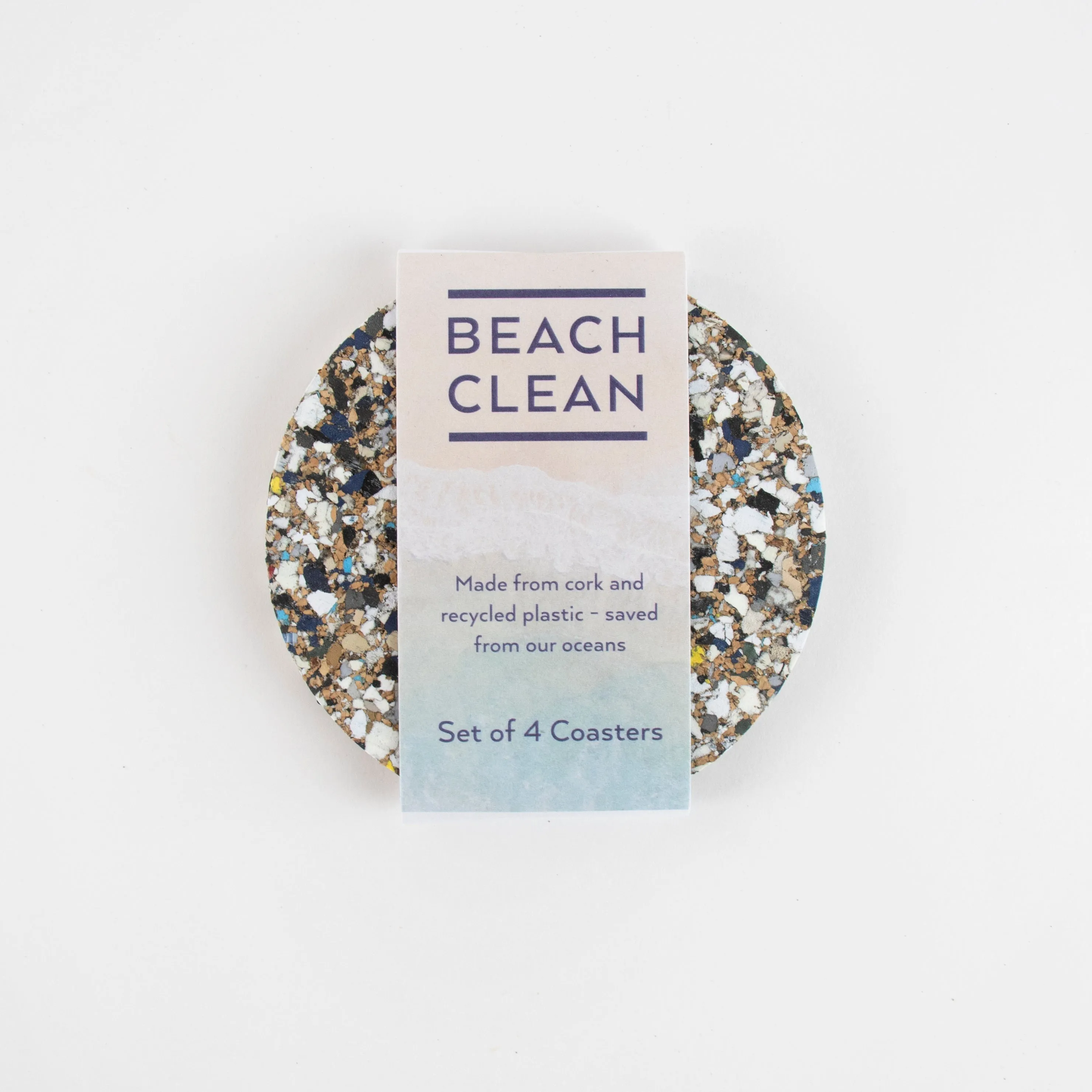 Beach Clean Round Coaster Set