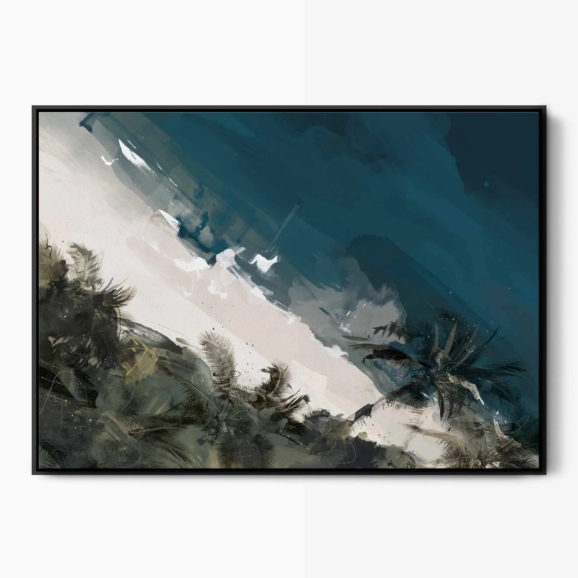 Beach Days Framed Canvas Art