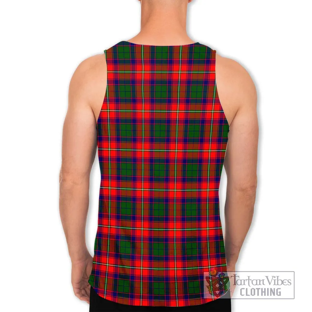 Belshes Tartan Men's Tank Top with Family Crest DNA In Me Style