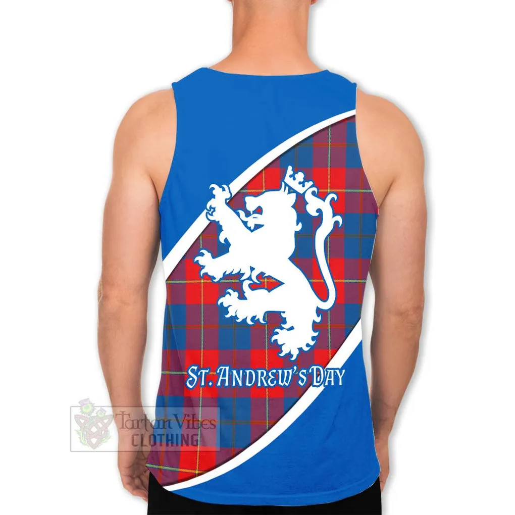 Blane Family Crest Tartan Men's Tank Top Celebrate Saint Andrew's Day in Style