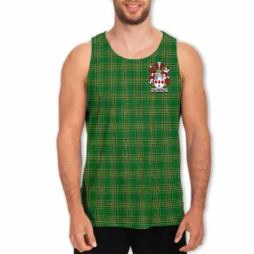 Bloomfield Irish Clan Tartan Men's Tank Top with Coat of Arms