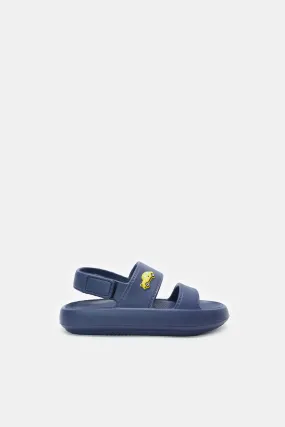 Boys Blue Printed Traditional Sandals