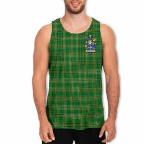 Brinkley Irish Clan Tartan Men's Tank Top with Coat of Arms