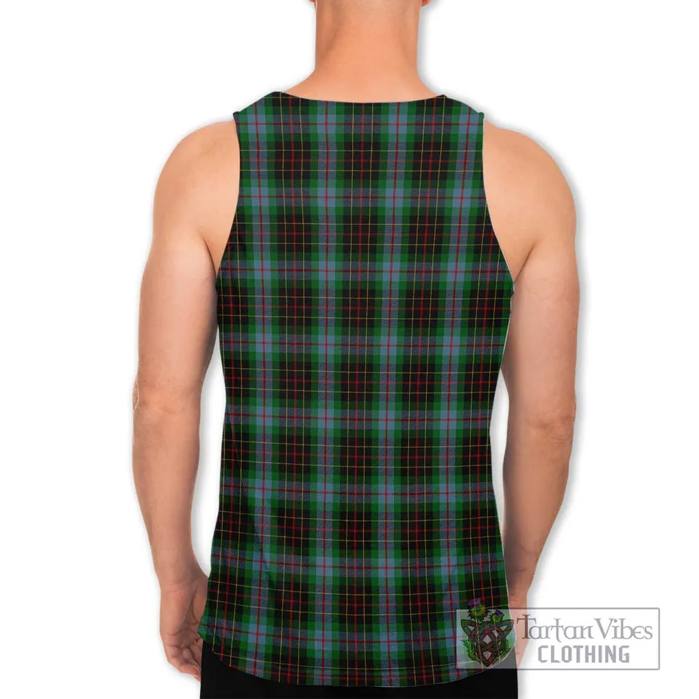 Brodie Hunting Tartan Men's Tank Top with Family Crest DNA In Me Style