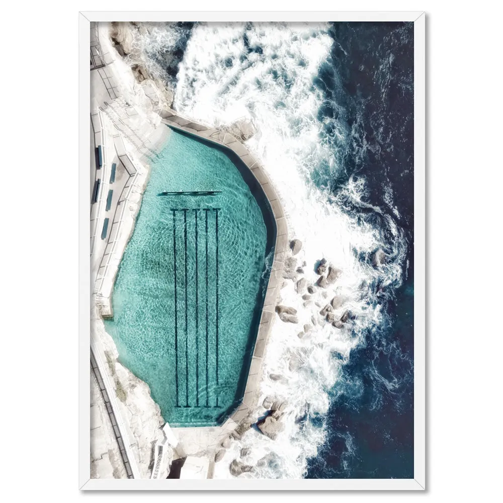 Bronte Rock Pool Aerial II - Art Print