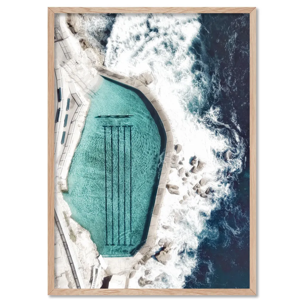 Bronte Rock Pool Aerial II - Art Print