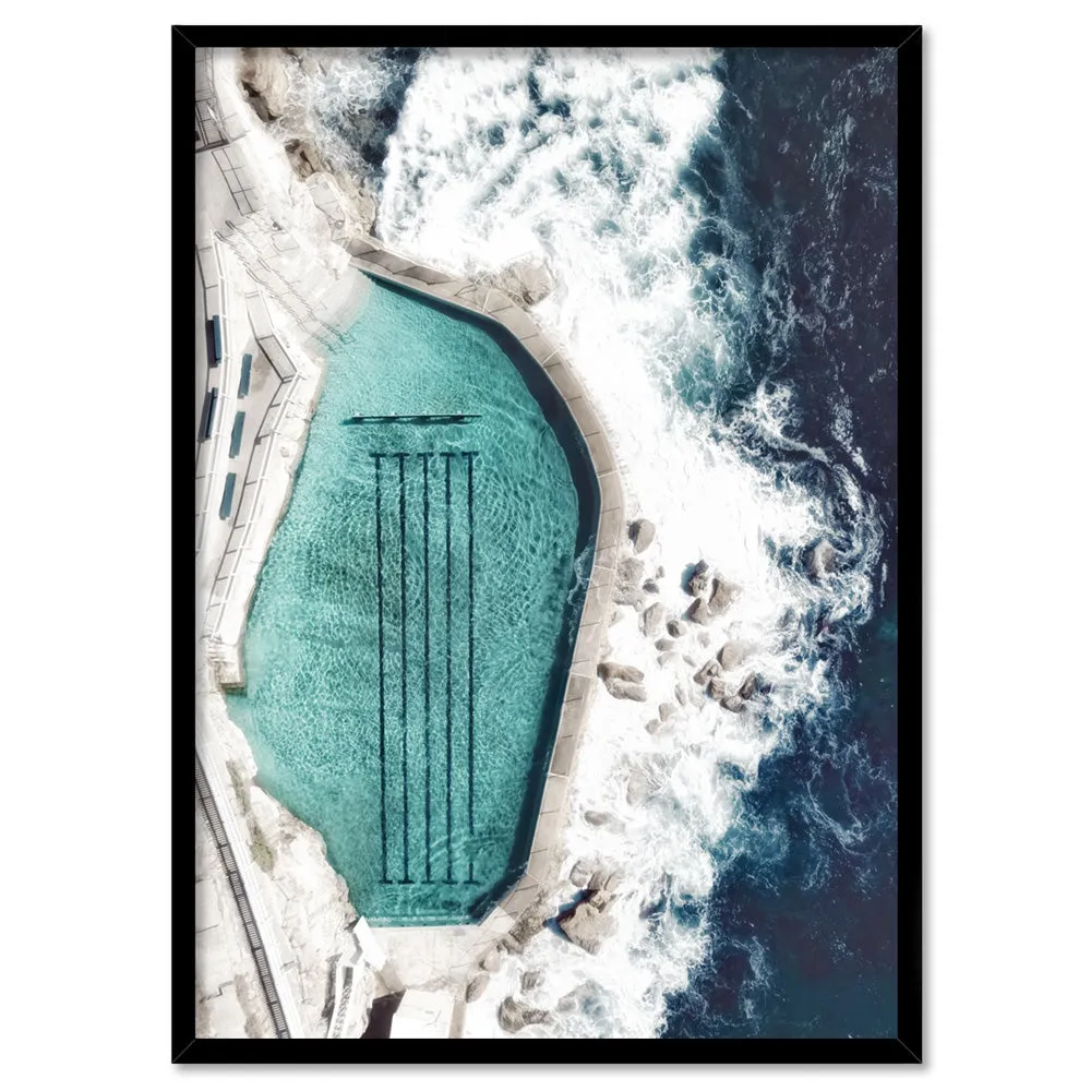 Bronte Rock Pool Aerial II - Art Print