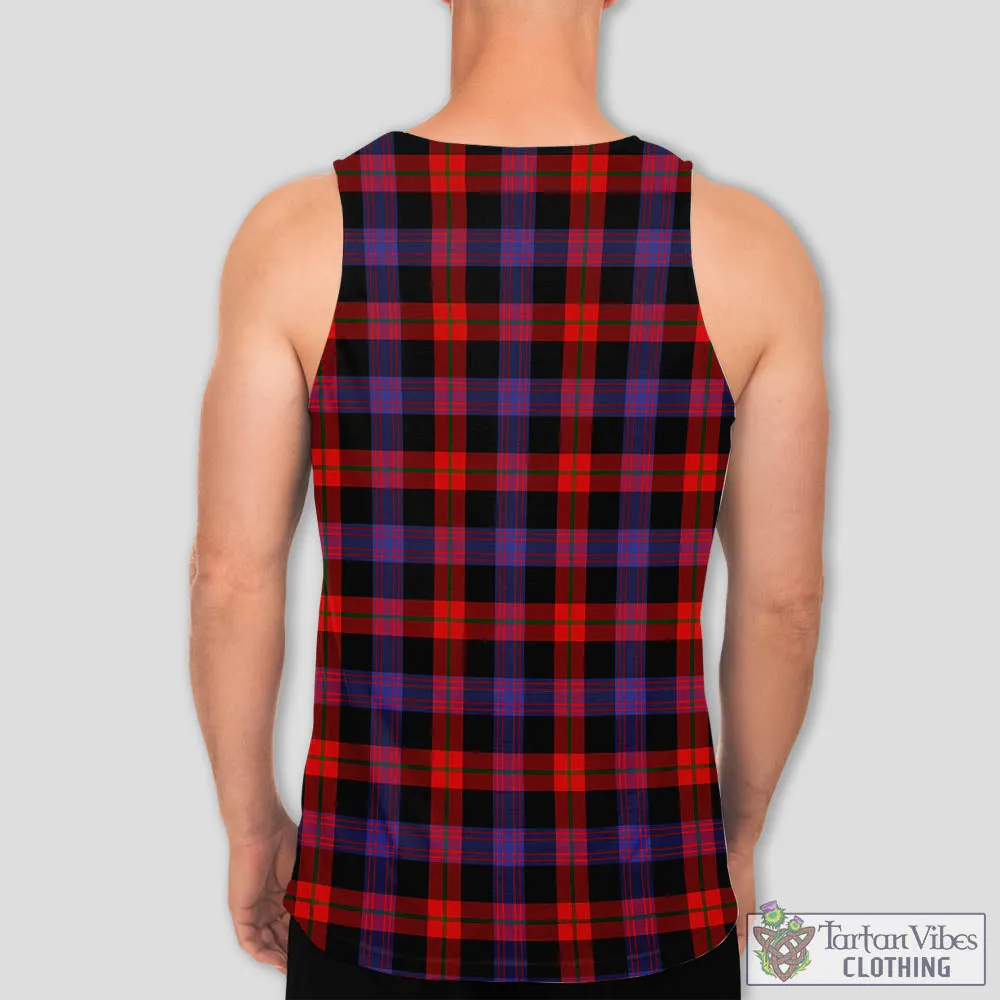 Brown (Broun) Tartan Men's Tanks Top