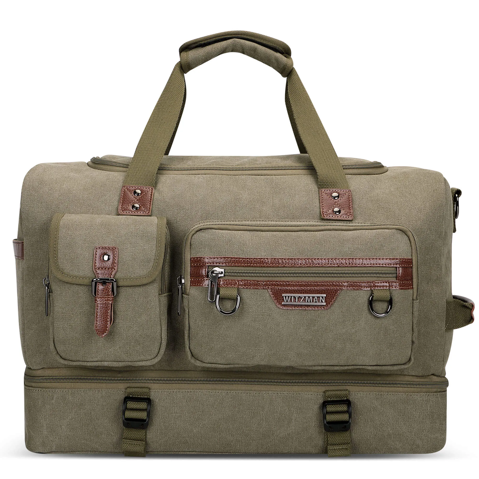 Canvas Weekender Duffel Bags Large-Capacity