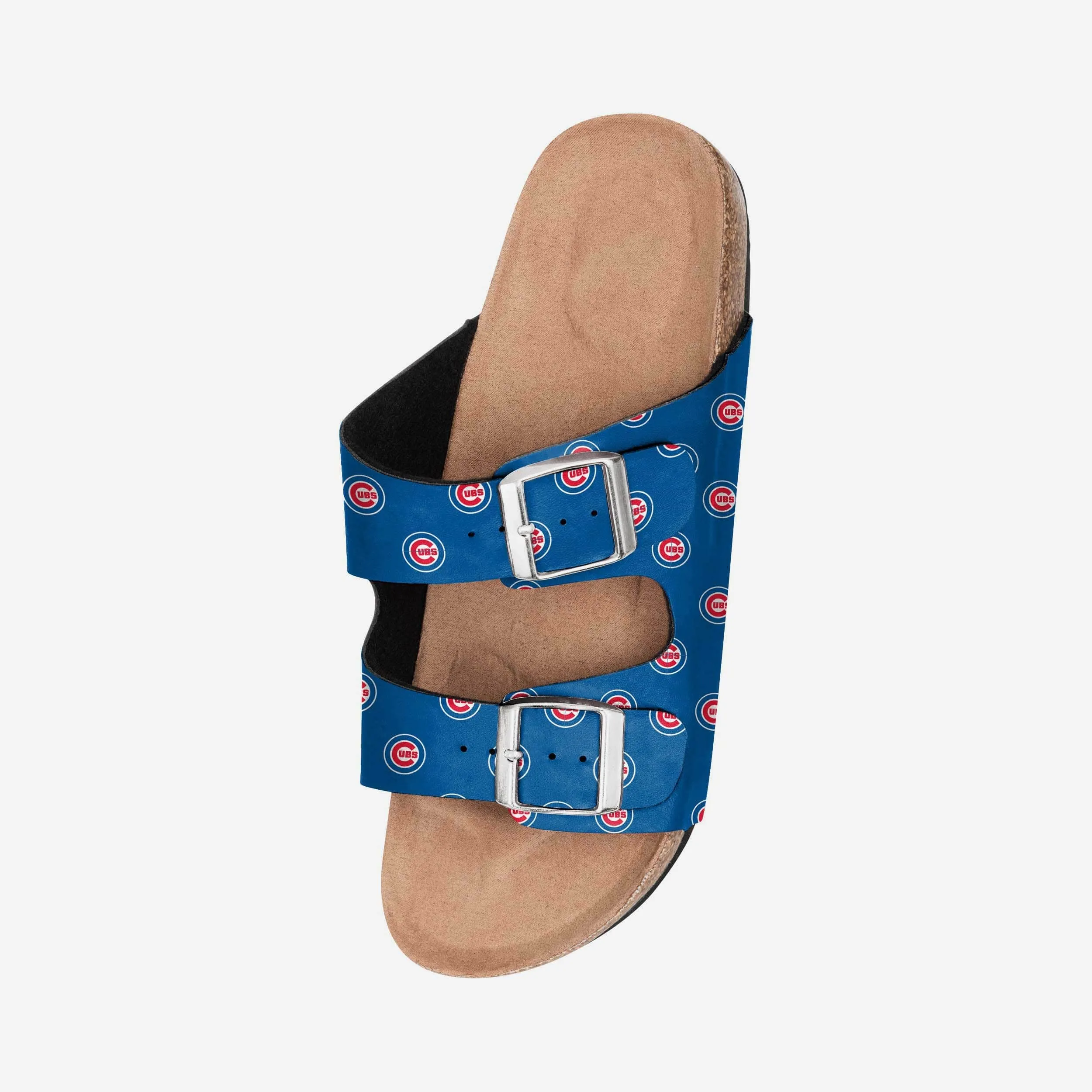 Chicago Cubs Womens Team Logo Double Buckle Sandal