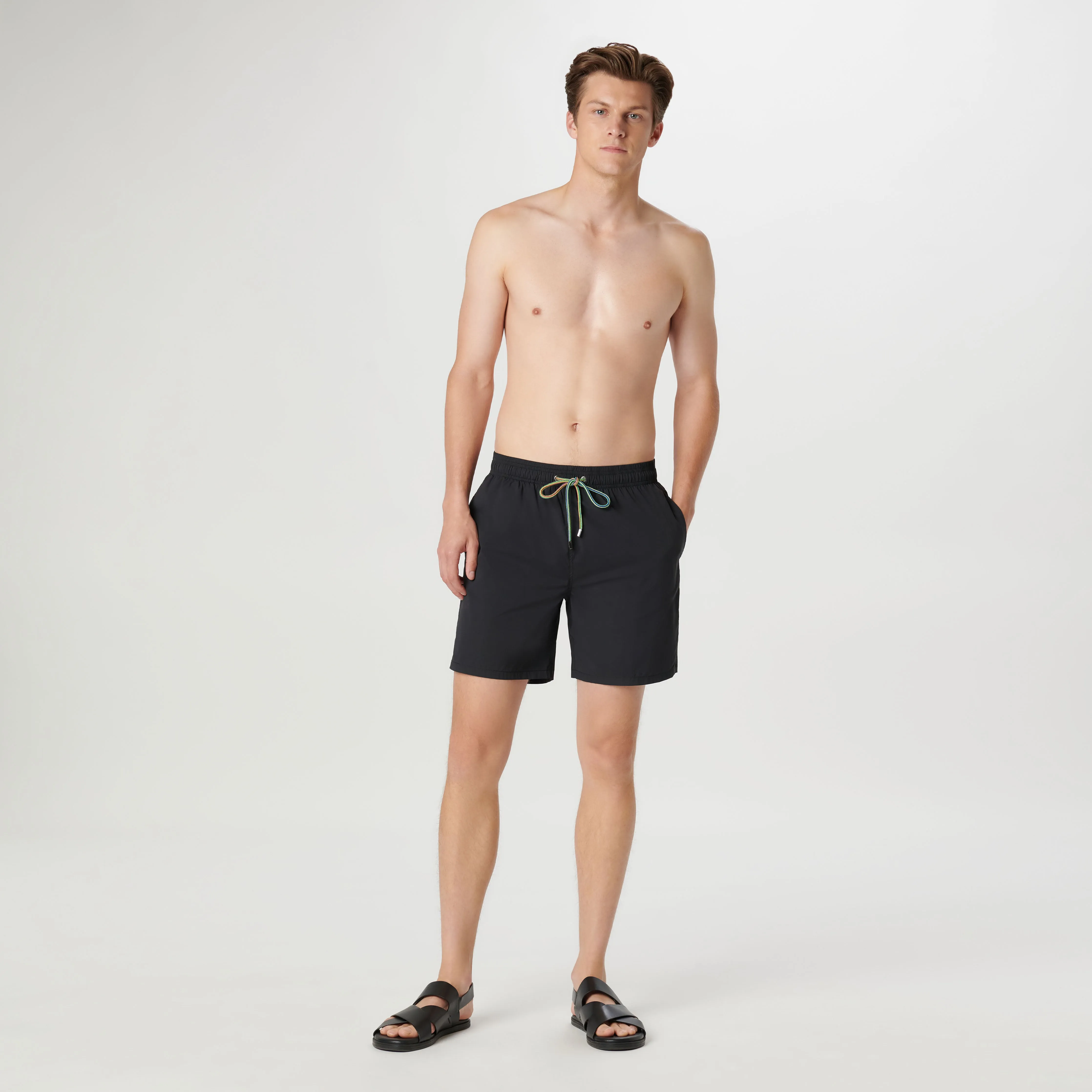 Cosmo Solid Swim Trunks