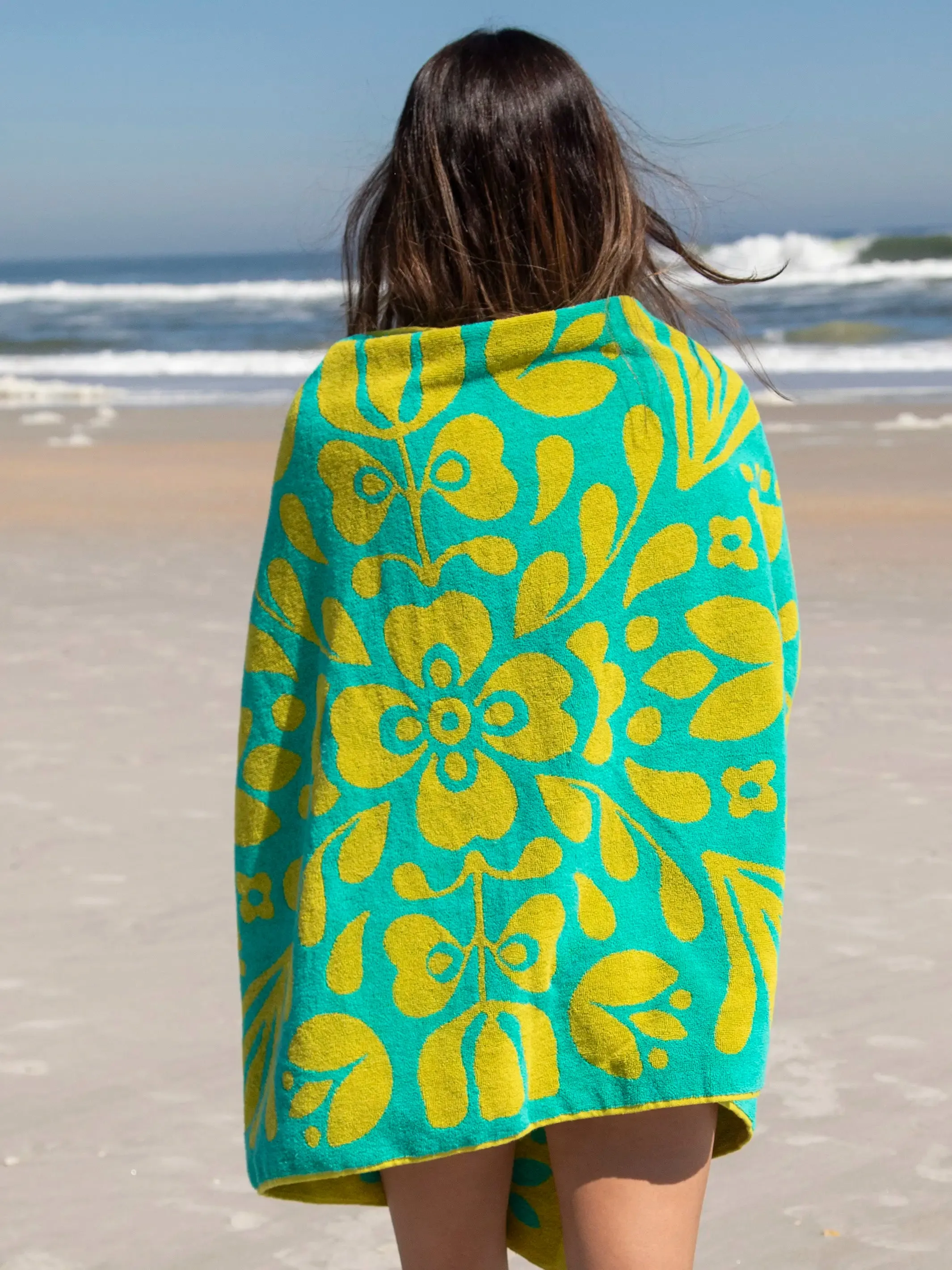 Cotton Bungalow Towel - Turquoise