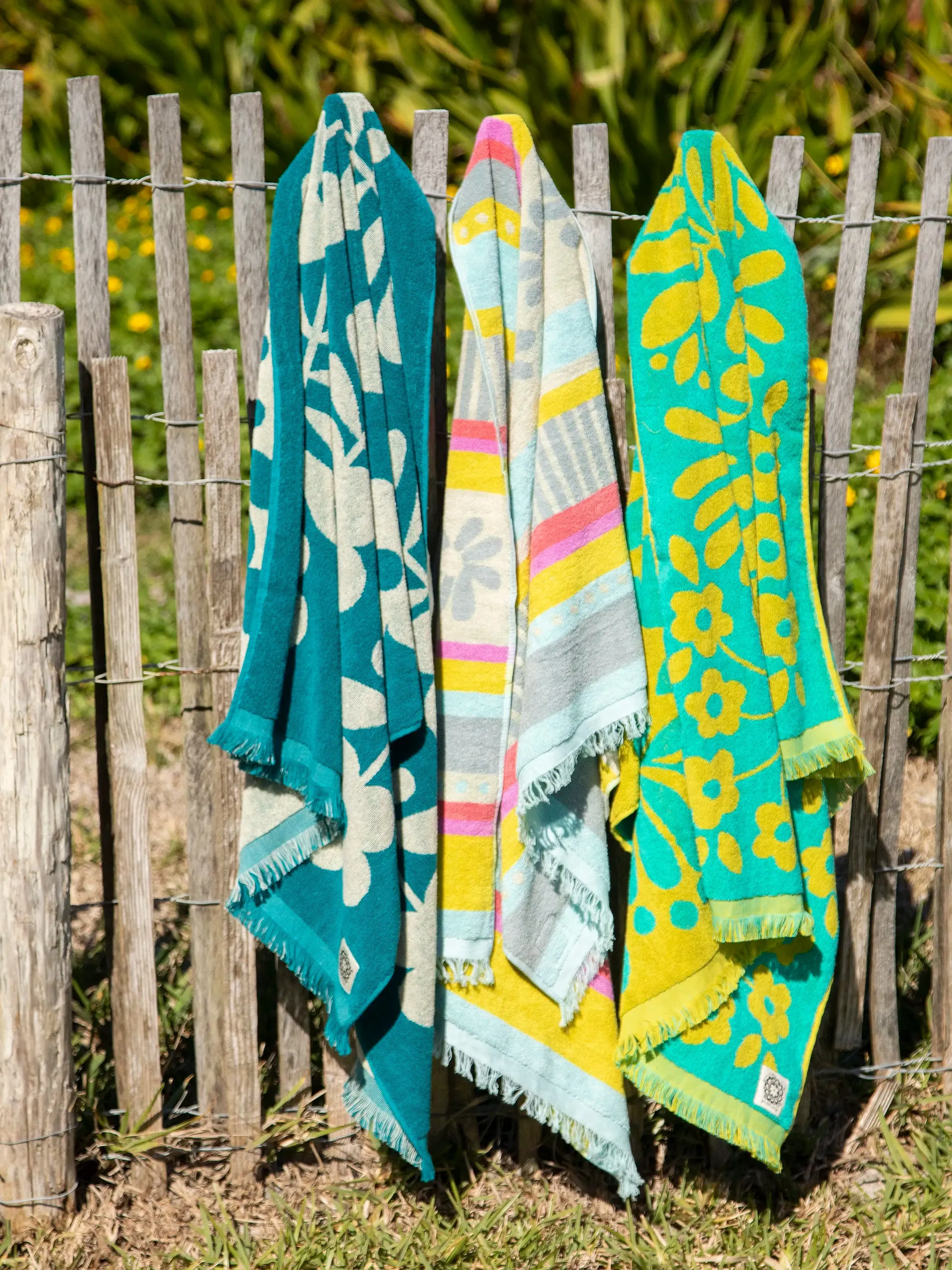 Cotton Bungalow Towel - Turquoise