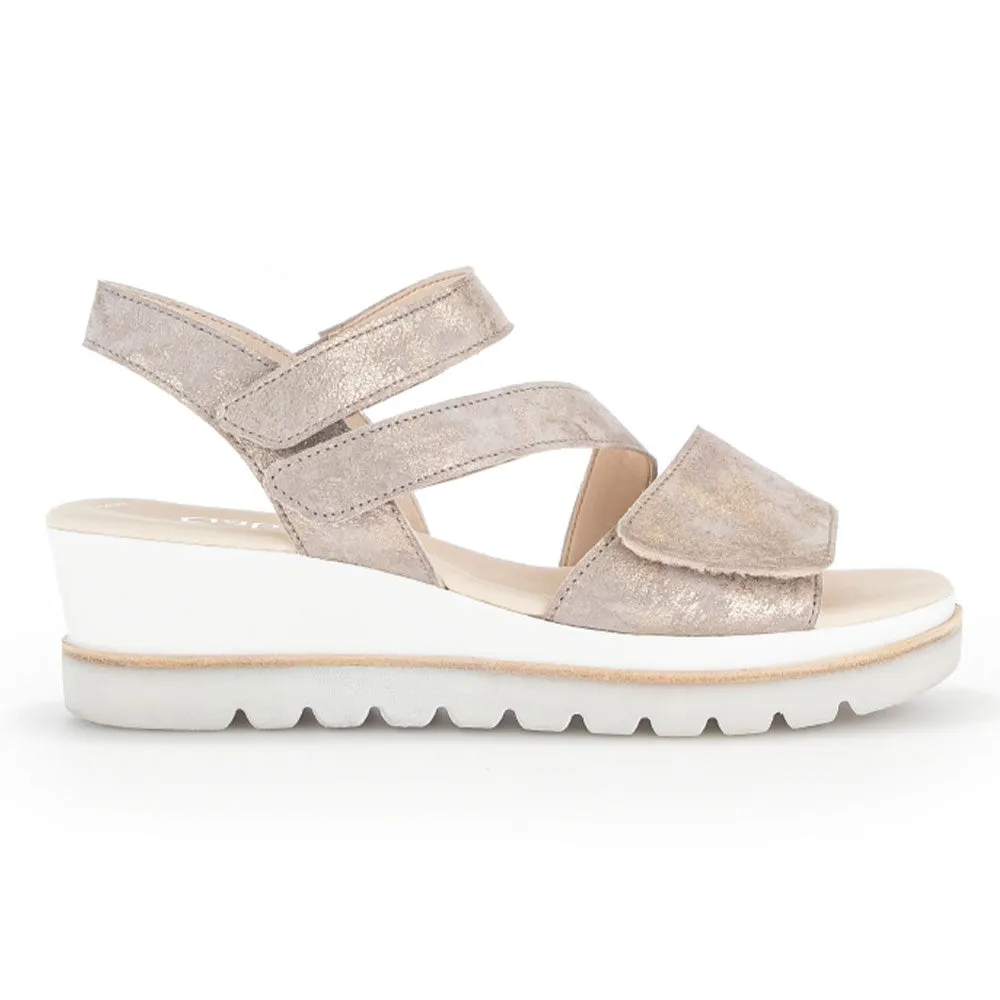 Cross Strap Low Heel Sandal 24640