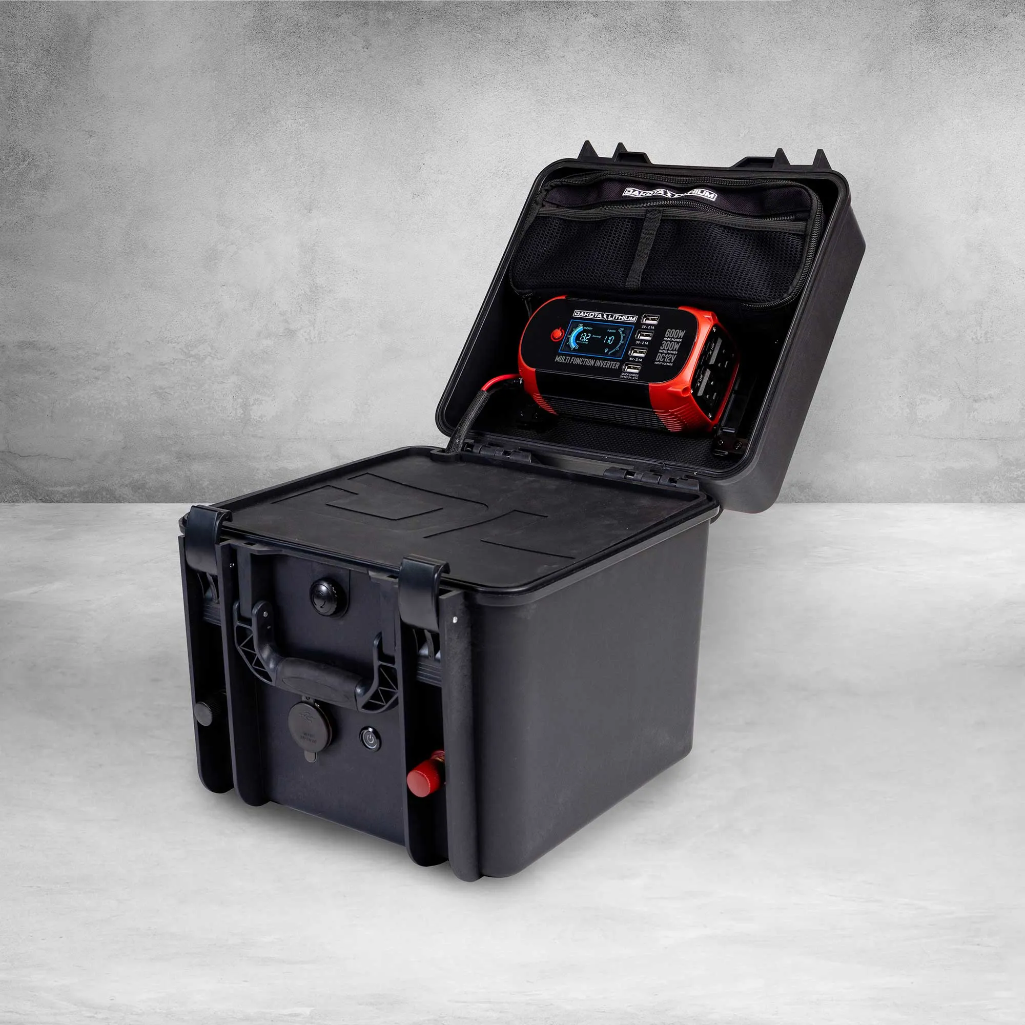 Dakota Lithium POWERBOX  60 WATERPROOF POWER STATION, DL  12V 60AH BATTERY INCLUDED