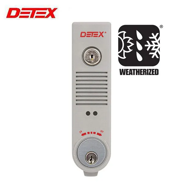 Detex - EAX-300xW - Door Prop Alarm - Surface Mounted - Weatherized - Gray