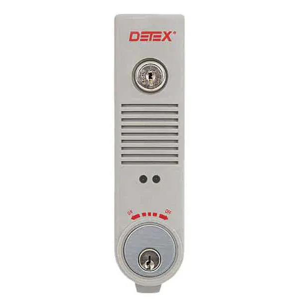 Detex - EAX-500 - Exit Alarm - Keyed Different - 9VDC - Gray