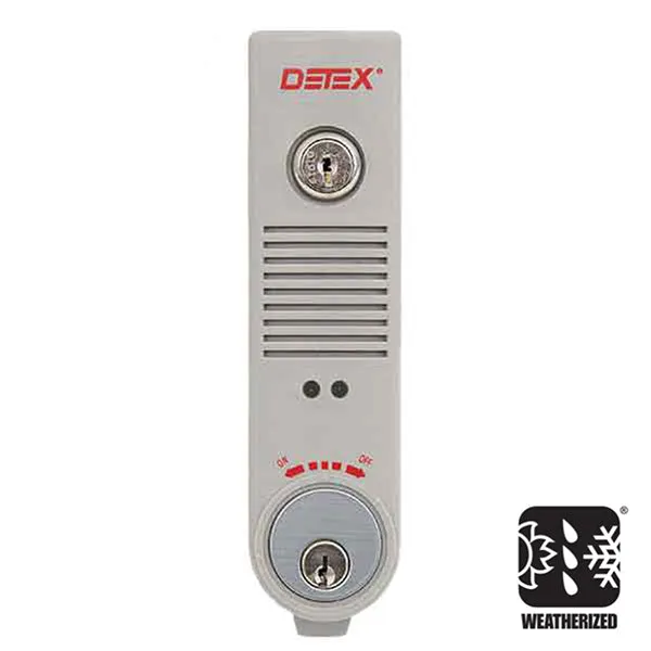 Detex - EAX-500W - Weatherized Exit Alarm - Surface Mounted - Gray