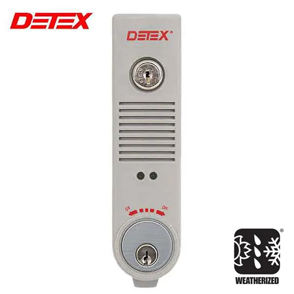 Detex - EAX-500W - Weatherized Exit Alarm - Surface Mounted - Gray