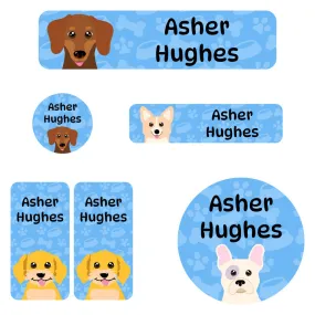 Dogs Daycare Labels Pack