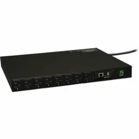 Eaton 1.4kW Single-Phase Switched PDU - LX Interface, 120V Outlets (16 5-15R), 5-15P, 120V Input, 12 ft. (3.66 m) Cord, 1U Rack-Mount, TAA