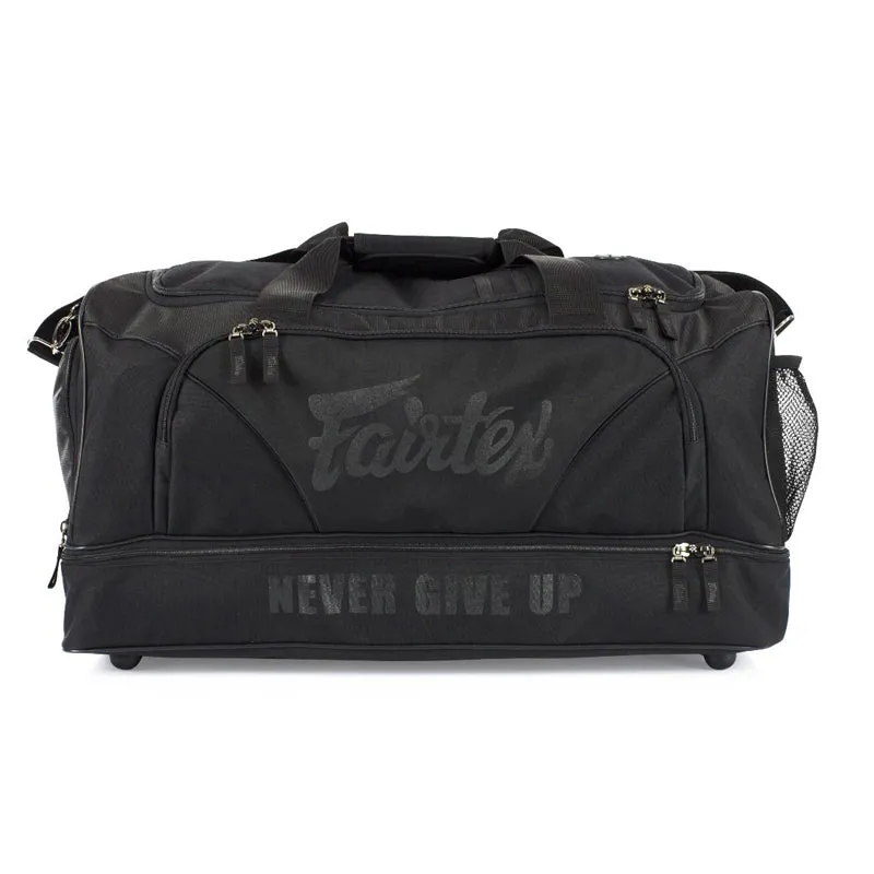 FAIRTEX BAG2 HEAVY DUTY TRAINING GYM BAG Black Black 70 x 33 x 32 cm