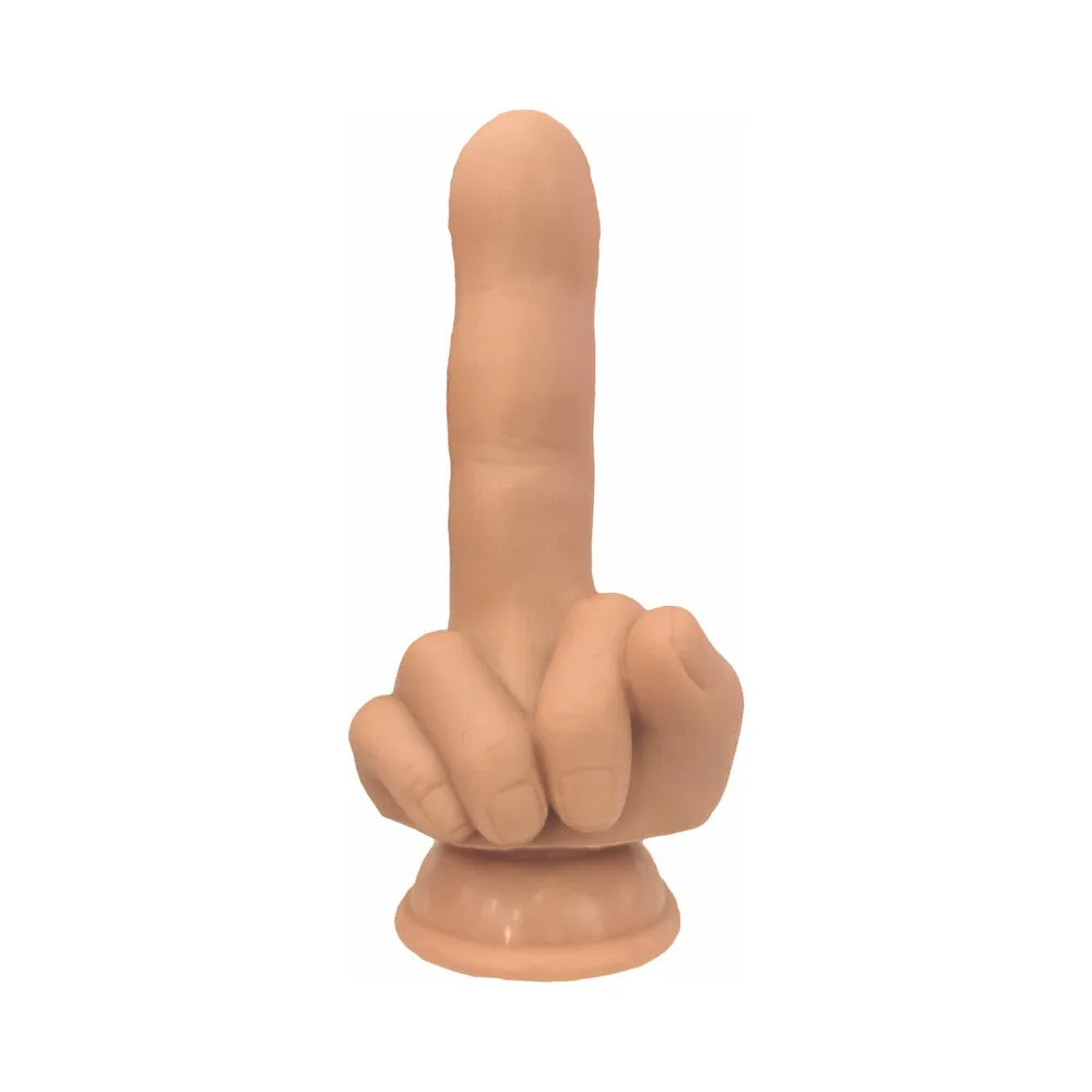 Finger Fest Flip Off Dildo Beige