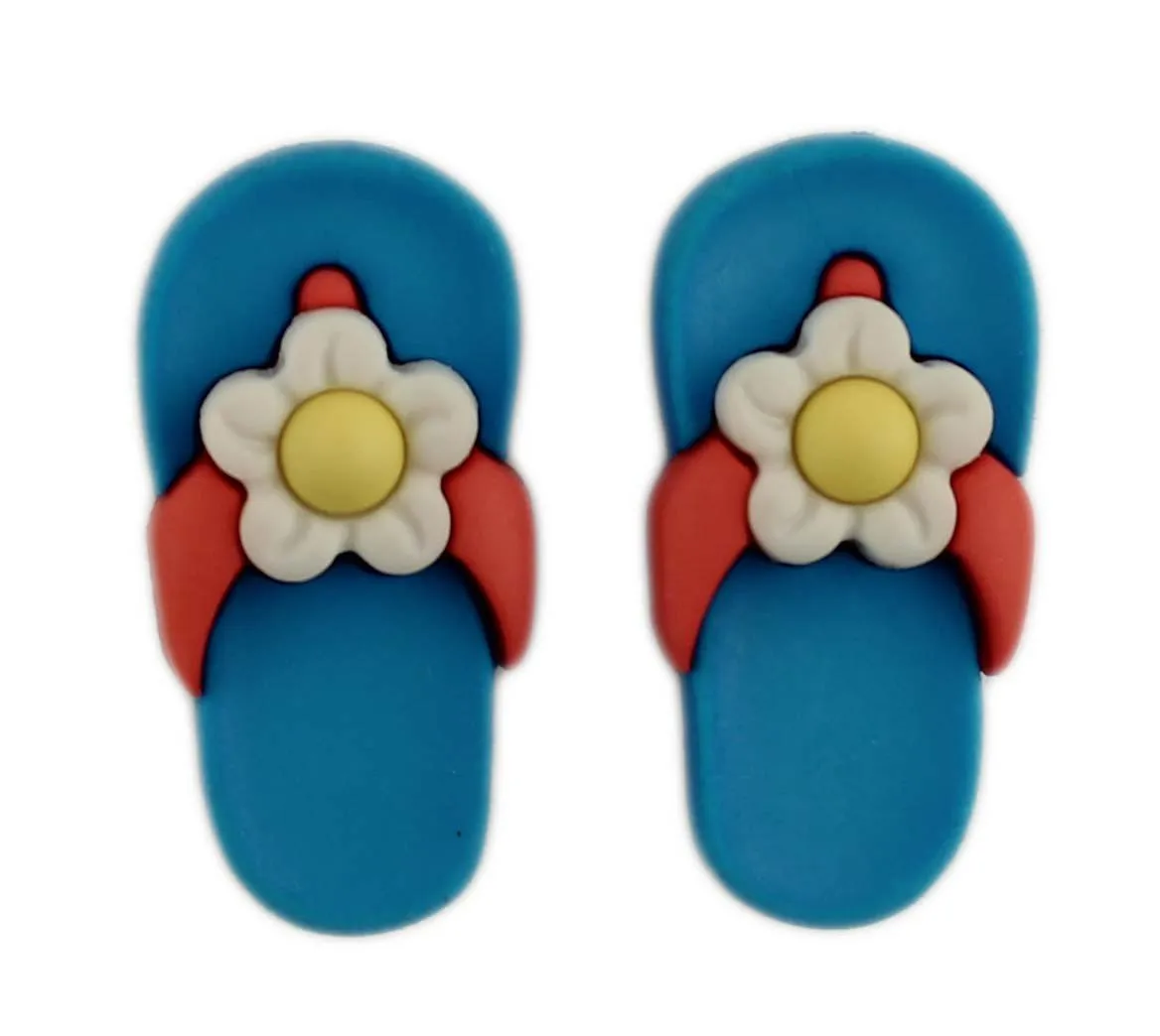 Flip Flops 3D Bulk Buttons