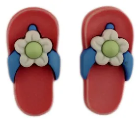 Flip Flops 3D Bulk Buttons