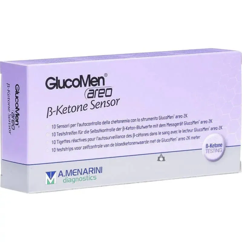 GLUCOMEN AREO BETA KETONE TEST STRIPS - PACK OF 10