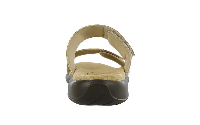 GOLDEN | SAS Women's Nudu Slide Golden Leather Sandal-NUDU SLIDE644-Made in USA-Brandy's Shoes