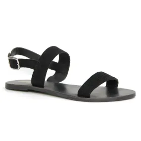 Just Because Bula Sandal in Black Leather