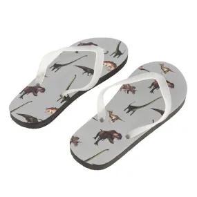 Kids Dinosaur Flip Flops - One Size